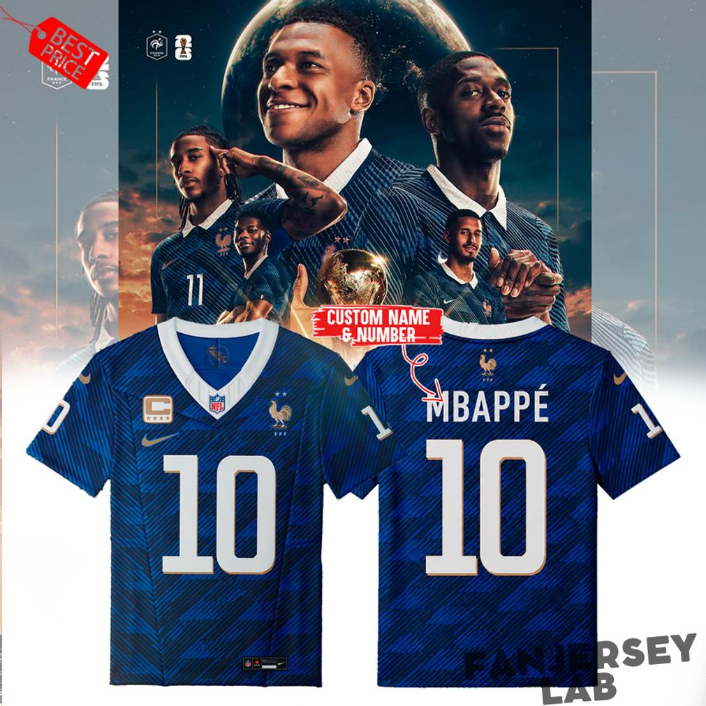 France National Team x US Football Style Jersey France National Team x US Football Style Jersey