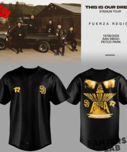 Fuerza Regida This Is Our Dream Stadium Tour 2026 At Petco Park Jersey