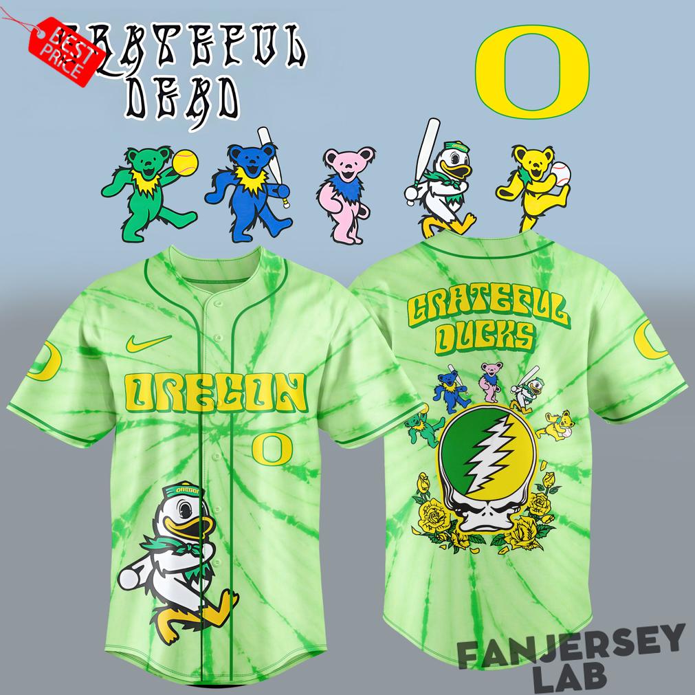 Grateful Ducks 2026 Edition Baseball Jersey Grateful Ducks 2026 Edition Baseball Jersey