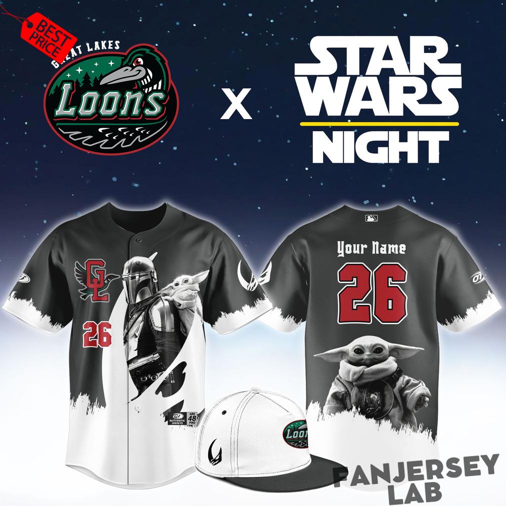 Great Lakes Loons x Star Wars Night Baseball Jersey Great Lakes Loons x Star Wars Night Baseball Jersey