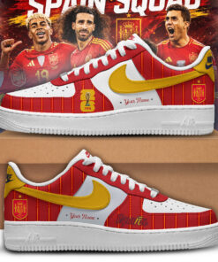 Spain x World Cup 2026 Champions Edition Customize Air Force 1 Shoes
