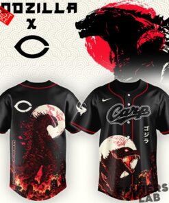 Hiroshima Toyo Carp Godzilla Minus Zero Limited Edition Baseball Jersey