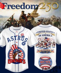 Houston Astros Independence Day 2026 – 250th Anniversary United States of America Baseball Jersey
