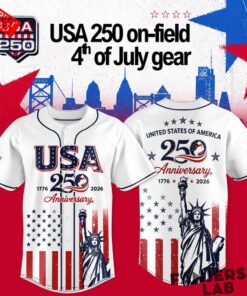 Independence Day 2026 – The USA 250 Anniversary Baseball Jersey