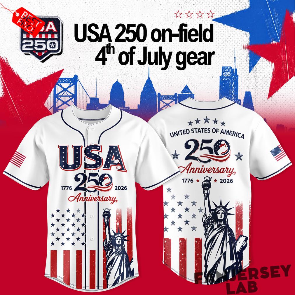 Independence Day 2026 – The USA 250 Anniversary Baseball Jersey Independence Day 2026 – The USA 250 Anniversary Baseball Jersey