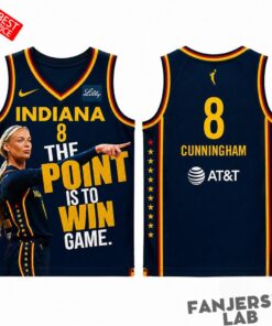 Indiana Fever Sophie Cunningham The Point Is To Win Game Pointing Jersey Shirt
