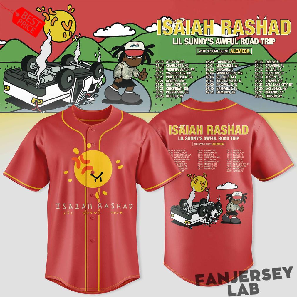Isaiah Rashad Lil Sunny’s Awful Road Trip Tour Limited Jersey Isaiah Rashad Lil Sunny’s Awful Road Trip Tour Limited Jersey