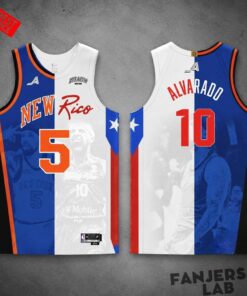 Jose Alvarado Stealth New York New Rico Basketball Jersey