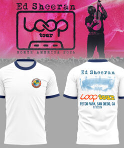 Ed Sheeran “North American Loop Tour 2026” at Petco Park,CA🎸➕✖️➗ T-Shirt