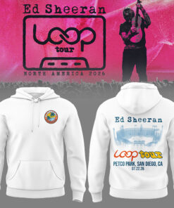 Ed Sheeran “North American Loop Tour 2026” at Petco Park,CA 🎸➕✖️➗ Hoodie