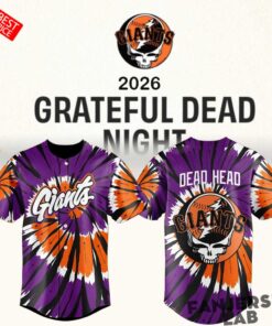 San Francisco Giants Grateful Dead Night 2026 Jersey