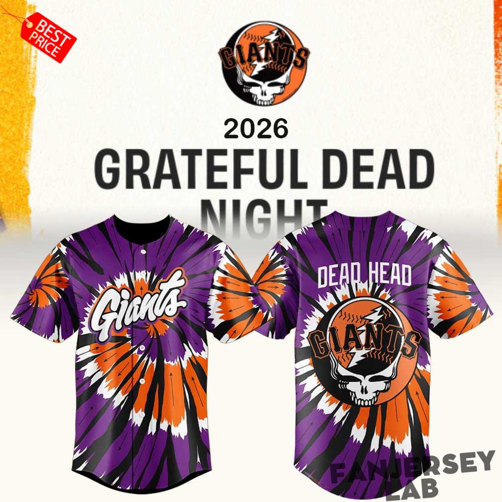 San Francisco Giants Grateful Dead Night 2026 Jersey San Francisco Giants Grateful Dead Night 2026 Jersey