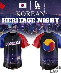 Los Angeles Dodgers Korean Heritage Night 2026 Baseball Jersey