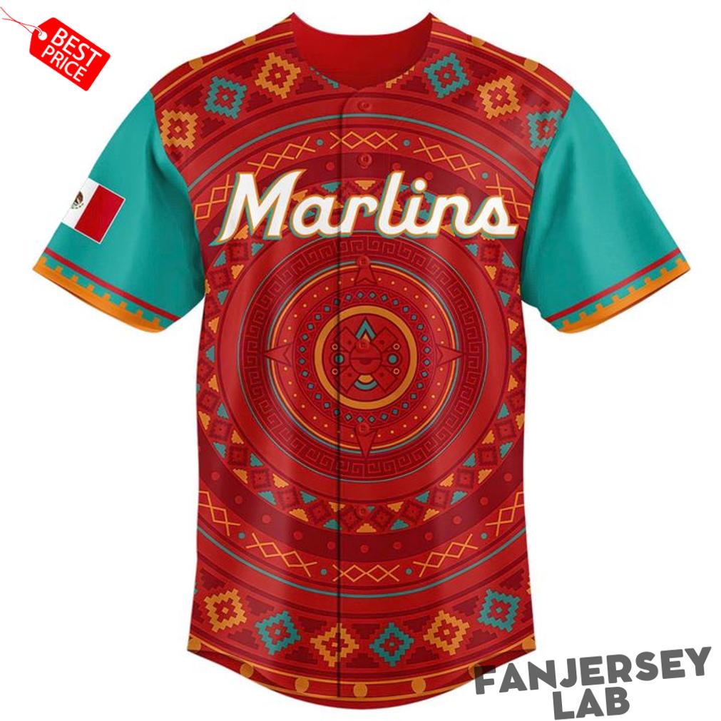 Miami Marlins 2026 Mexican Heritage Limited Premium Jersey Miami Marlins 2026 Mexican Heritage Limited Premium Jersey