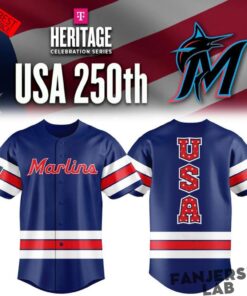 Miami Marlins 250th USA Celebration Jersey Limited Edition Miami Marlins 250th USA Celebration Jersey Limited Edition
