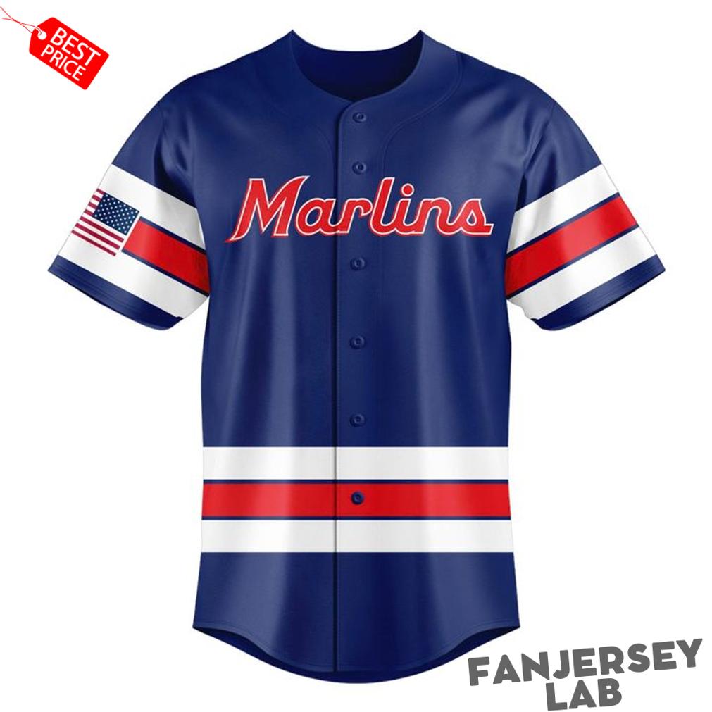 Miami Marlins 250th USA Celebration Jersey Limited Edition Miami Marlins 250th USA Celebration Jersey Limited Edition