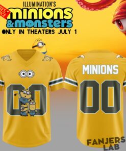 Minions & Monsters Movies Custom Football Jersey
