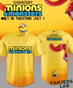 Minions & Monsters Movies Exclusive Baseball Jersey
