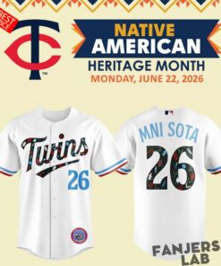 Minnesota Twins 2026 Native American Heritage Night Baseball Jersey Minnesota Twins 2026 Native American Heritage Night Baseball Jersey