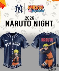 NY Yankees Naruto Night 2026 Baseball Jersey