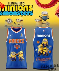 New York Knicks x Minions 2026 Champions Jersey New York Knicks x Minions 2026 Champions Jersey