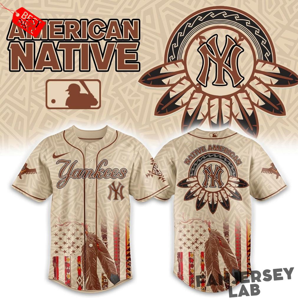New York Yankees x Native American Heritage Baseball Jersey New York Yankees x Native American Heritage Baseball Jersey