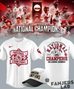 Oklahoma Sooners 2026 NCAA Baseball National Champions Jersey