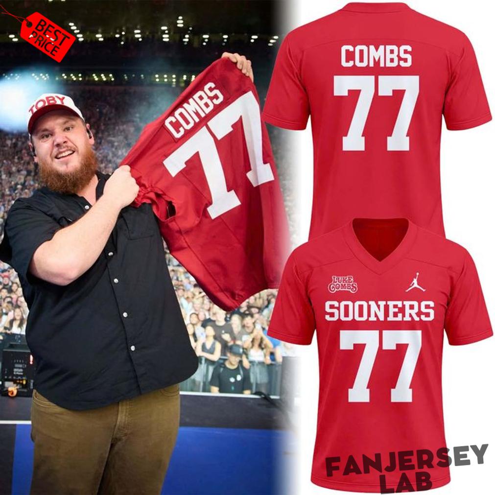 Oklahoma Sooners x Luke Combs 2026 Tour Limited Edition Football Jersey Oklahoma Sooners x Luke Combs 2026 Tour Limited Edition Football Jersey