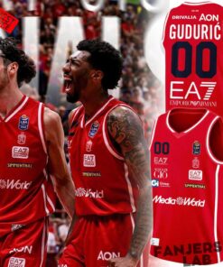 Olimpia Milano 2026 Red Basketball Jersey Olimpia Milano 2026 Red Basketball Jersey