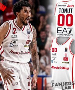 Olimpia Milano 2026 Red Basketball Jersey