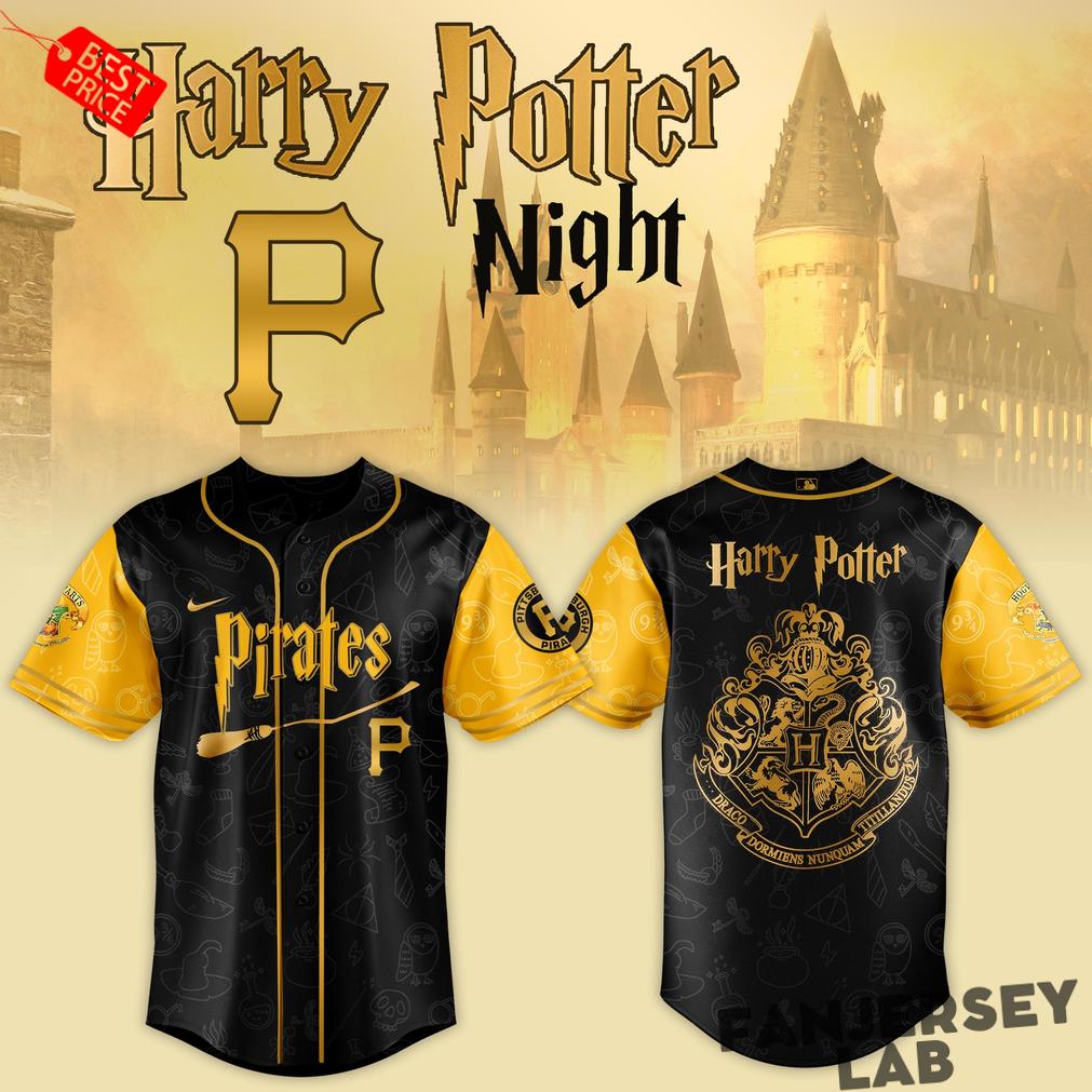 Pittsburgh Pirates x Harry Potter Night Game Baseball Jersey Pittsburgh Pirates x Harry Potter Night Game Baseball Jersey
