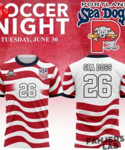 Portland Sea Dogs x Team USA World Cup 2026 Soccer Jersey