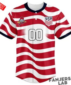 Portland Sea Dogs x Team USA World Cup Soccer Night Baseball Jersey