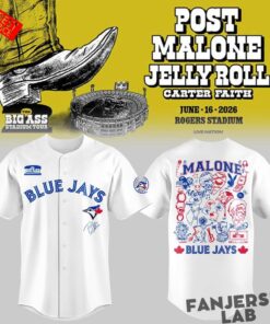 Post Malone The Big Ass Stadium Tour 2026 At Rogers Stadium Baseball Jersey