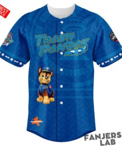 Rocket City Trash Pandas 2026 Paw Patrol Adventure Day Baseball Jersey