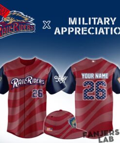 Scranton/Wilkes-Barre RailRiders Military Appreciation Baseball Jersey