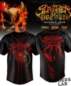 Slaughter to Prevail Summer Tour 2026 Baseball Jersey