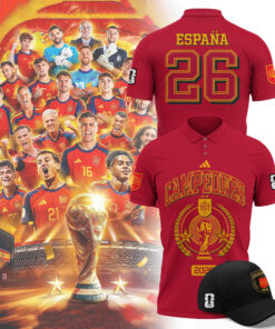 Spain World Cup 2026 Campeones Limited Red Polo