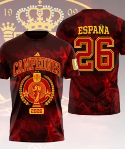 Spain World Cup Champions 2026 Limited Edition Shirt v6