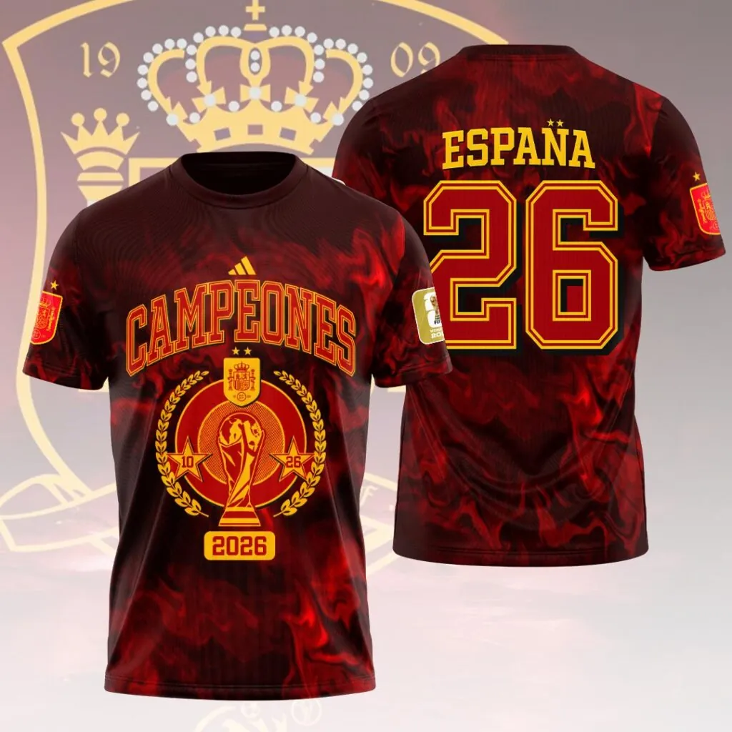 Spain World Cup Champions 2026 Limited Edition Shirt v6