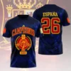 Spain World Cup Champions 2026 Limited Edition Shirt v6
