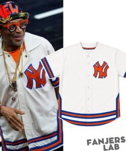 Spike Lee 2026 NBA Finals Knicks Vs Spurs Jersey Spike Lee 2026 NBA Finals Knicks Vs Spurs Jersey