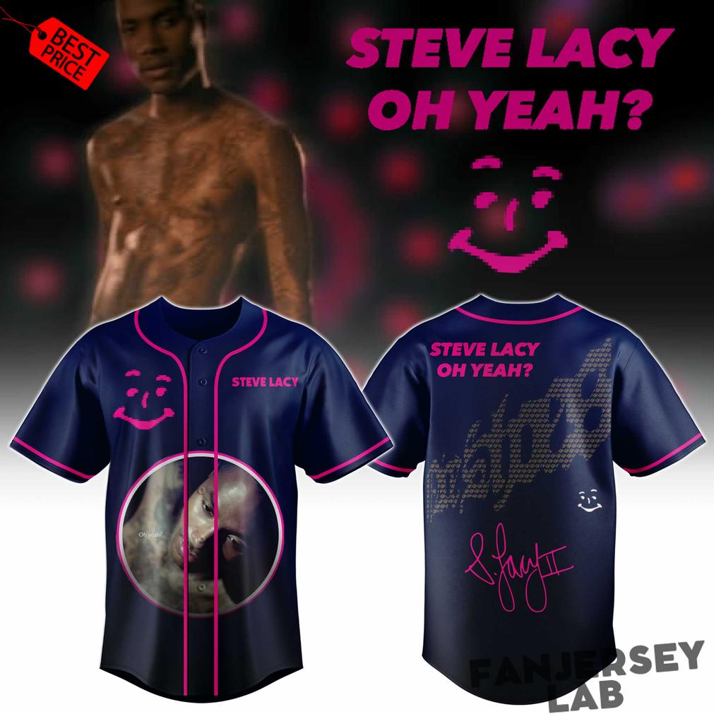 Steve Lacy Special Album “Oh yeah” 2026 Baseball Jersey Steve Lacy Special Album “Oh yeah” 2026 Baseball Jersey