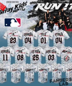 Baseball All Teams x Stray Kids – Run It World Tour 2026 Baseball Jersey Baseball All Teams x Stray Kids – Run It World Tour 2026 Baseball Jersey