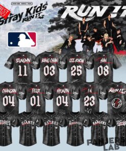 Baseball All Teams x Stray Kids – Run It World Tour 2026 Baseball Jersey