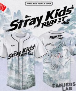 Stray Kids World Tour RUN IT 2026 Edition Baseball Jersey
