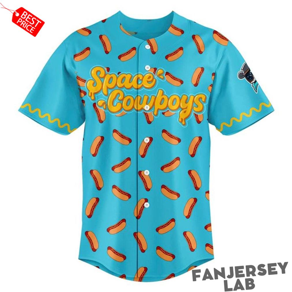 Sugar Land Space Cowboys 2026 Hot Dog Baseball Jersey Sugar Land Space Cowboys 2026 Hot Dog Baseball Jersey