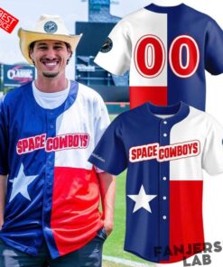 Sugar Land Space Cowboys 2026 Texas Flag Baseball Jersey Sugar Land Space Cowboys 2026 Texas Flag Baseball Jersey