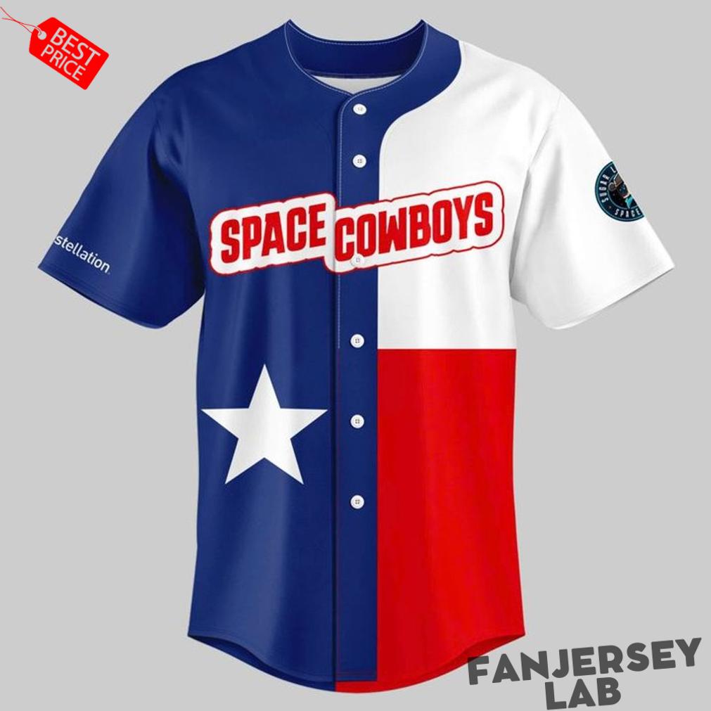 Sugar Land Space Cowboys 2026 Texas Flag Baseball Jersey Sugar Land Space Cowboys 2026 Texas Flag Baseball Jersey