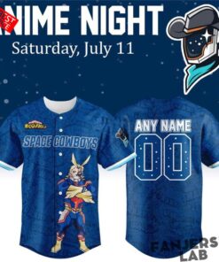 Sugar Land Space Cowboys x Anime Night 2026 Custom Baseball Jersey Sugar Land Space Cowboys x Anime Night 2026 Custom Baseball Jersey
